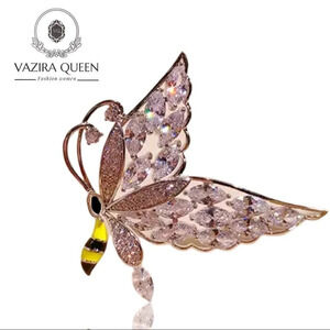 VQ Bee Butterfly Brooch